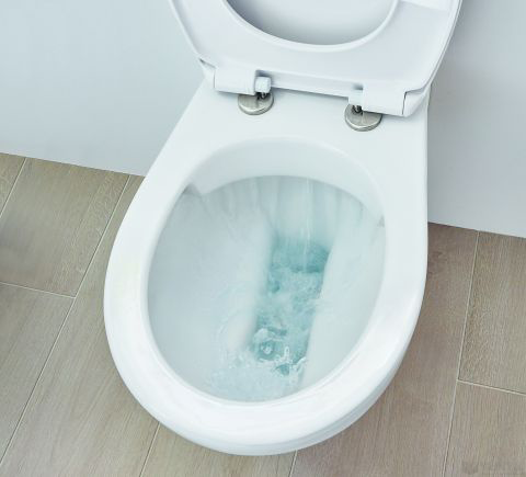 Alföldi Optic kompakt fali WC csésze, mélyöblítésű, perem nélküli, Easyplus felülettel 7048, falra szerelhető