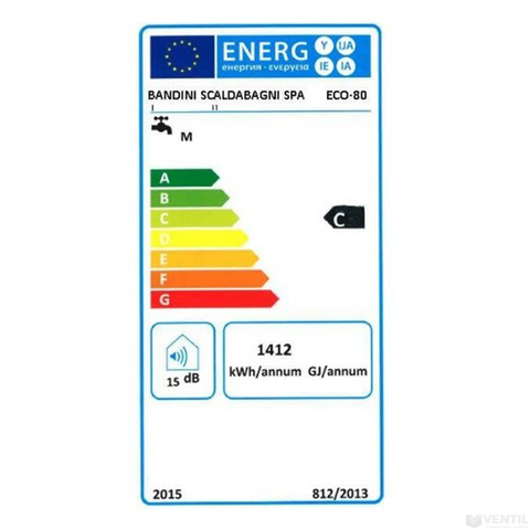 Elnett ECO 80 függesztett villanybojler 80 literes EU-ERP