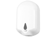 B&K infrás automata alkoholos kézfertőtlenítőszer adagoló, műanyag, fehér, 1,1 liter, elemes