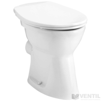 Alföldi Bázis 4030 lapos öblítésű, hátsó kifolyású, fehér színű WC csésze