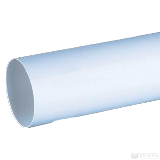 Szellőző körcsatorna PVC 1 m/100 mm