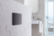 Geberit Sigma70 WC tartály nyomólap, kétmennyiséges, Sigma 12 falsík alatti WC tartályhoz, fekete üveg