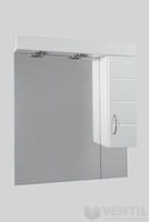 HB Standard 75SZ MART fürdőszoba tükör szekrénnyel 990x750x190 mm (spot világítással)