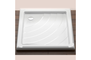 Ravak Angela 80 PU négyzet alakú zuhanytálca, 80x80 cm, fehér, akril
