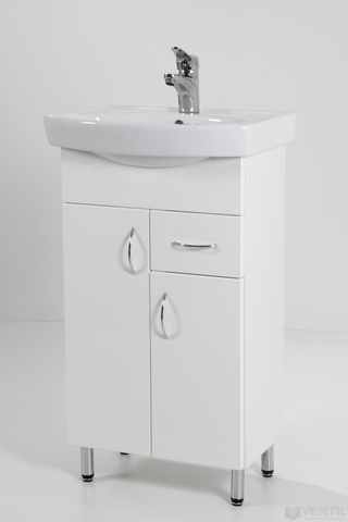 HB Standard 50F fürdőszoba szekrény mosdóval 850x500x290 mm