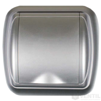 BEAM kicsi falicsatlakozó, ezüst (műanyag, kicsi, PF149 szerelőlaphoz)