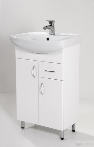 HB Standard 55F fürdőszoba szekrény mosdóval 850x550x290 mm