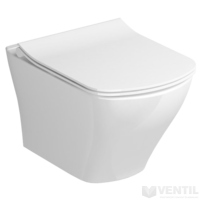 Ravak WC Classic RimOff perem nélküli fali WC csésze 365x510x325mm, falra szerelhető