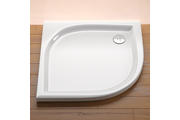 Ravak Elipso 100 LA negyedköríves zuhanytálca, 100x100 cm, fehér, akril