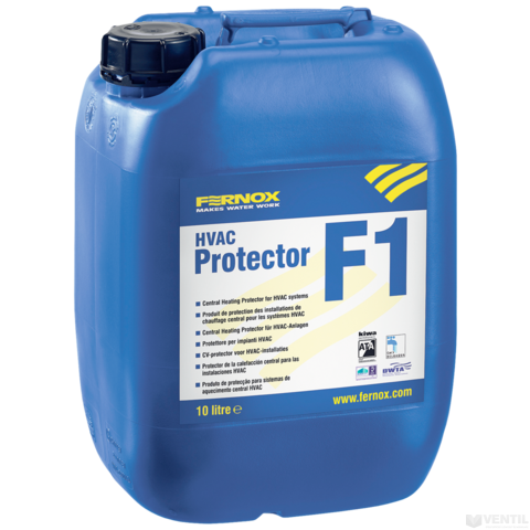 Fernox HVAC Protector F1 inhibitor / fűtési rendszer tisztító folyadék ipari rendszerekhez 10L, 2000 liter vízhez