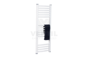 Silver 400X1000 mm íves törölközőszárító radiátor fehér