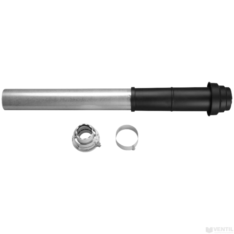Bosch 80/125 mm-es függőleges elvezető készlet mérőcsonkkal, indító adapterrel, Condens 3000 W és Condens 7000 W készülékekhez, L=1277 mm (AZB 919)