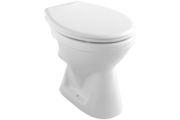Alföldi Bázis 4031 fehér színű, hátsó kifolyású, mély öblítésű, padlóra szerelhető WC csésze