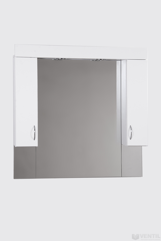 HB Standard 100SZ fürdőszoba tükör szekrénnyel 990x1000x190 mm (halogén világítással)