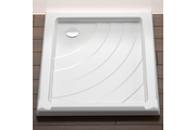 Ravak Aneta EX téglalap alakú, lábakra szerelhető, vagy padlóba süllyeszthető zuhanytálca, 75x90 cm, fehér, akril