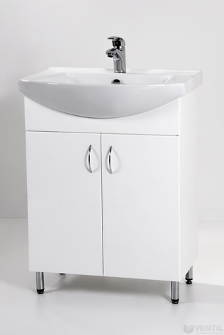 HB Standard 65 fürdőszoba szekrény mosdóval 850x650x350 mm