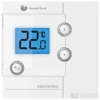Saunier Duval Exacontrol E vezetékes termosztát - HMV beállítás, modulációs