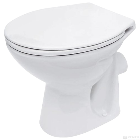 Cersanit President C10 hátsós lapos öblítésű WC csésze