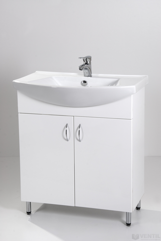 HB Standard 75 fürdőszoba szekrény mosdóval 850x750x350 mm