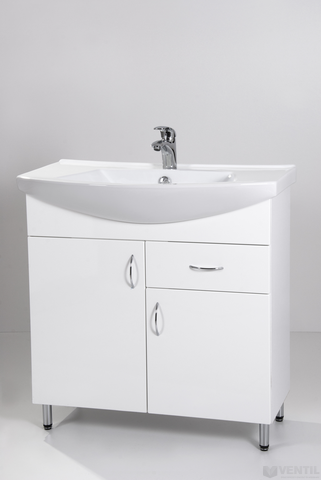 HB Standard 85F mosdós fürdőszoba szekrény 850x850x350 mm