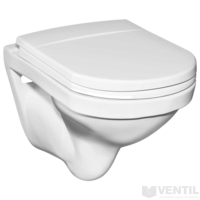 Alföldi Miron 5693 59 fehér színű, hátsó kifolyású, mély öblítésű, fali WC csésze, falra szerelhető