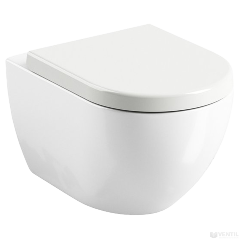 Ravak Uni Chrome WC fali fehér RIM