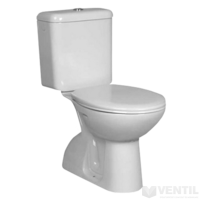 Jika Zeta kombi WC csésze monoblokkos hátsó csatlakozás mély öblítés oldalsó bekötéssel, WC tartállyal, ülőke nélkül
