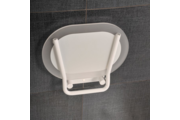 Ravak CHROME CLEAR/fehér áttetsző fehér zuhanykabin ülőke teljesen fehér belső résszel 410x375mm