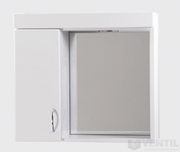 HB Standard T65M tükrös fürdőszoba szekrény 600x650x180 mm (spot világítással)