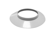 Immergas 80 mm-es fehér takaró gyűrű fali átvezetéshez