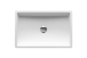 Ravak Formy 01 500 D mosdó, 50x39 cm, beépíthető, fehér öntött műmárvány