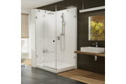 Ravak Gigant Pro Chrome téglalap alakú zuhanytálca, 120x80 cm, fehér, öntött műmárvány
