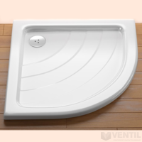 Ravak Ronda 80 EX negyedköríves zuhanytálca, 80x80 cm, fehér, akril