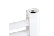 Silver 500X800 mm íves törölközőszárító radiátor fehér