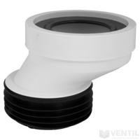 Styron WC bekötőcsonk 40 mm eltolású rövid
