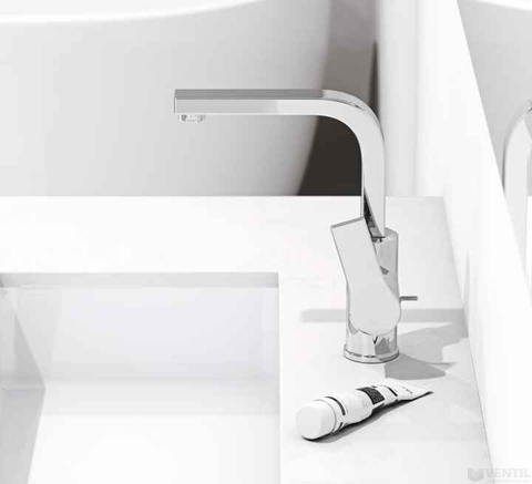 Kludi Zenta SL egykaros álló mosdó csaptelep automata leeresztővel, forgatható kifolyócsővel