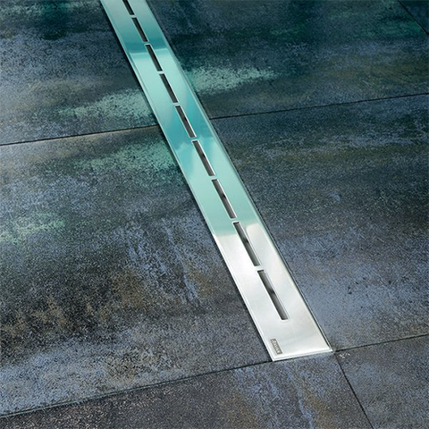 Ravak Runway OZ zuhanyfolyóka, rozsdamentes acél, 850mm