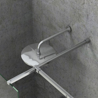 Ravak W SET-Uni távtartó szett zuhanyfalhoz, univerzális, 120cm, vágható, króm