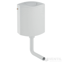 Geberit AP116plus WC tartály kétmennyiséges alacsonyra szerelhető falon kívüli alpin fehér