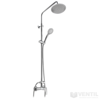 Mofém Zenit egykaros zuhanyrendszer (Zenit zuhany csaptelep felső kifolyóval, állítható teleszkópos felszállócsővel)