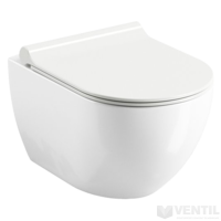Ravak WC Uni Chrome RimOff perem nélküli fali WC csésze 360x510x350mm, falra szerelhető
