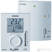 Siemens RDJ10 RF rádiófrekvenciás digitális termosztát
