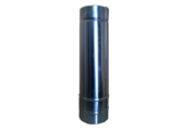 Alu füstcső szűkítő hosszú 132-112mm, natúr