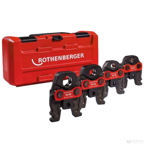 Rothenberger Compact U 16-20-26-32 préspofa készlet Rocase kofferben