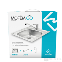 Mofém GO EVO 1B szett (Evo 1B mosogatótálca + Pro álló mosogató csaptelep + lefolyócsomag)
