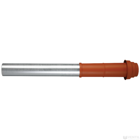Bosch 100/150 mm-es függőleges égéstermék-elvezető készlet, vörös tetőcseréphez, L=1290 mm (AZB 634/1)