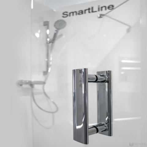 Ravak Smartline SMSRV4-90 króm + Transparent zuhanykabin