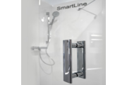Ravak Smartline SMSRV4-90 króm + Transparent zuhanykabin